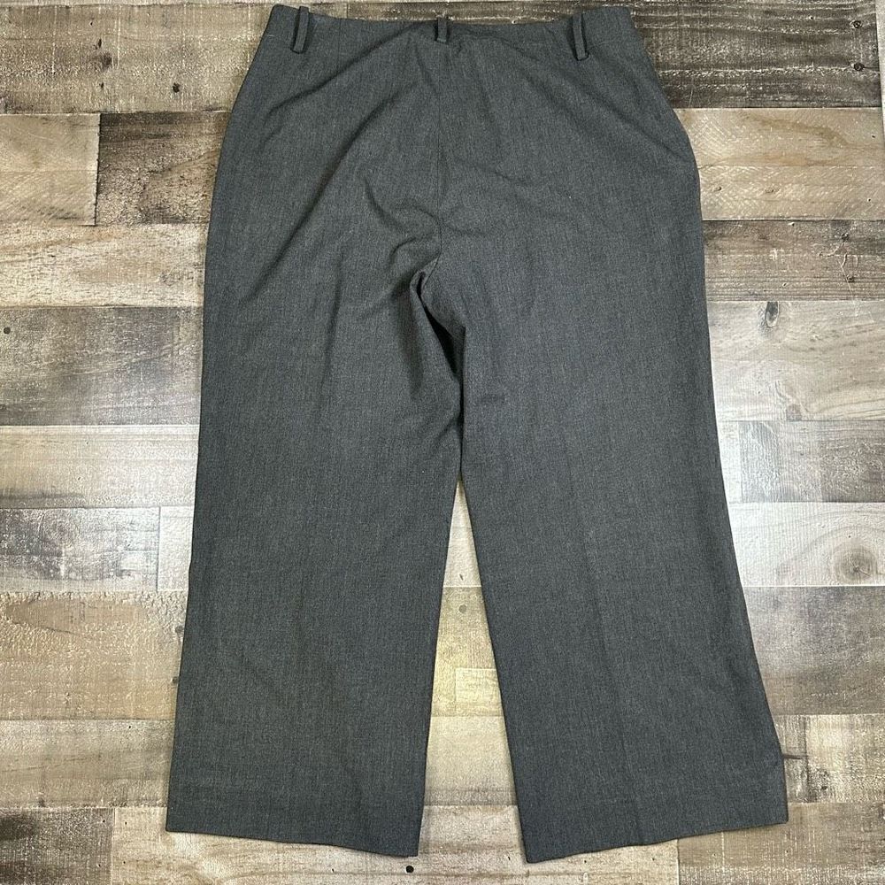 Lauren Ralph Lauren Women’s Size 16 Sanderson Pants Grey Straight Leg Stretch - Picture 7 of 9
